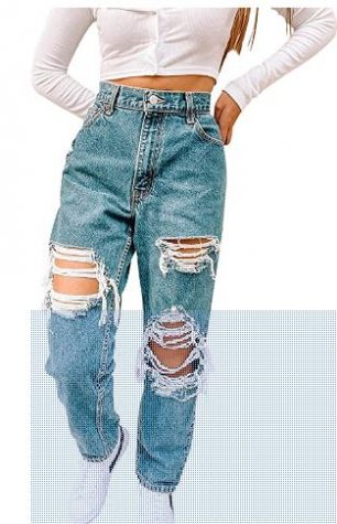 mom jeans back in style.